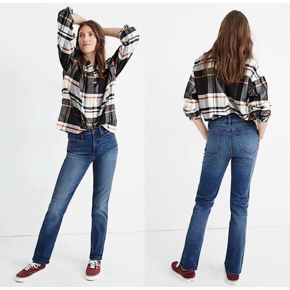 Madewell stove-pipe full length denim jean size 24 - Picture 2 of 7